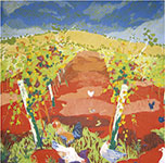 Andrew Caillard - Chook Painting